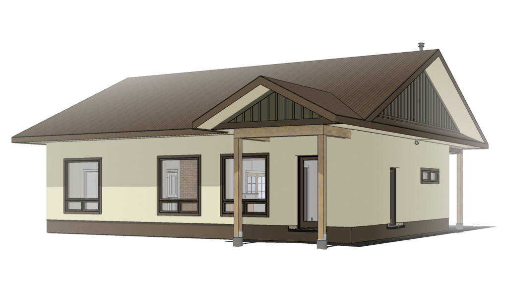 Straw Bale House Plans - Modern Farmhouse | Strawbale.com