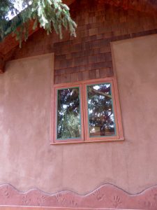 natural plaster straw bale wall