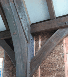 straw bale timber frame