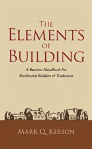 Elements of Building by Mark Q Kerson