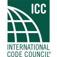 international code council logo, the approval board for straw bale building codes